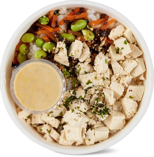 Tofu Poké Bowl Maguro Sauce