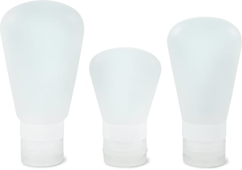 Reiseflaschen Set (Farbe: weiss, Grösse: one Size)