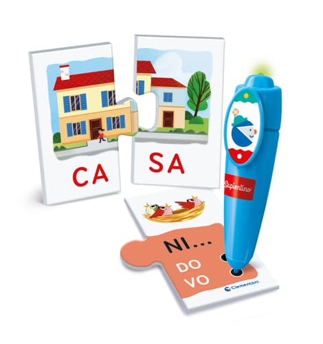 Clementoni Stylo interactif La Penna interattiva parole Italien (Couleur: neutre, Langue: Italien)