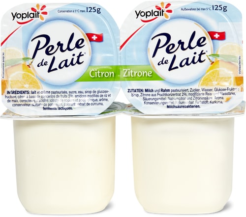 Perle di latte al limone
