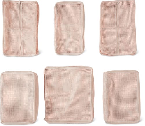 Travel & Co. Set di contenitori da viaggio in tessuto Packing Cubes (Colore: rosa 1, Taglie: one Size)