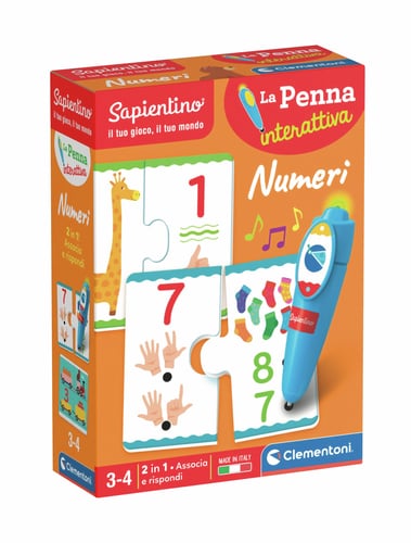 Clementoni Penna Interattiva Numeri Italian (Farbe: neutral, Sprache: Italian)