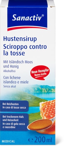 Sanactiv Cough Syrup With Icelandic Moss