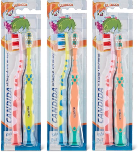 Candida Lilibiggs Kids Toothbrush With Suction Cup