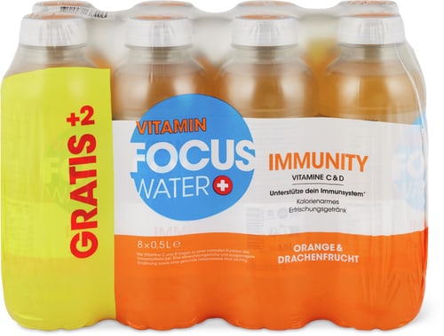 Focus Water Immunity Orange & Dragonfruit