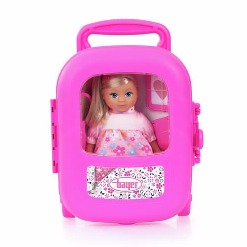 Set trolley con bambola da 28 cm