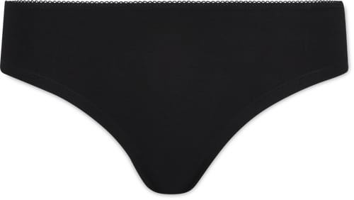 Migros Essentials Better Cotton Slip da donna mini (Colore: nero, Taglie: M)