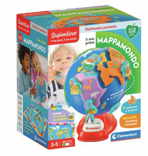 Clementoni Primo globo interattivo Italien (Couleur: neutre, Langue: Italien)