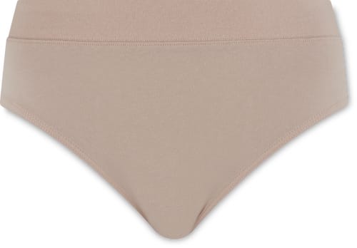 Migros Essentials Better Cotton Slip da donna midi (Colore: bianco, Taglie: M)