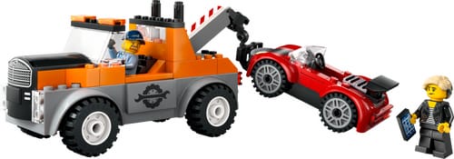 Lego La dépanneuse et la voiture de sport City 60435