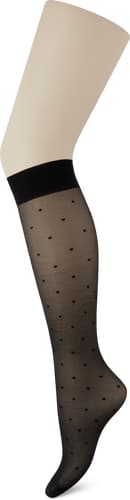 Kniestrümpfe 20 Den (Grösse: one size, Farbe: schwarz)