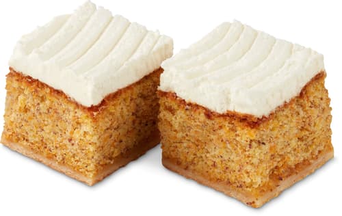 Karottenschnitten mit Frischkäse