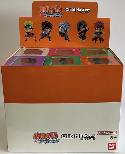 Bandai Chibi Masters Naruto Shippuden Figures Assorted 8 cm