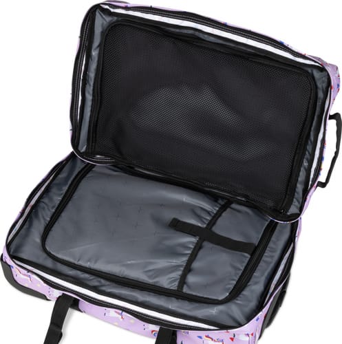 Borsa con ruote RPET (Colore: lilla, Taglie: S)