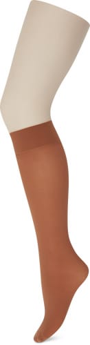 Ladies knee-highs (Grösse: one size, Farbe: tan)
