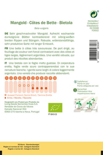 Living Seeds Bio Mangold Glatter Silber 3