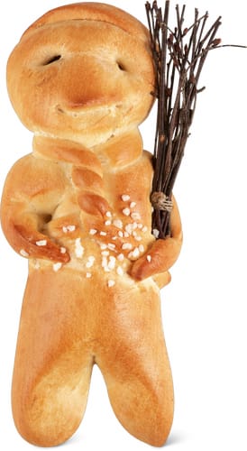 Hausbäckerei Christmas Bread Boy With Sugar Crystals