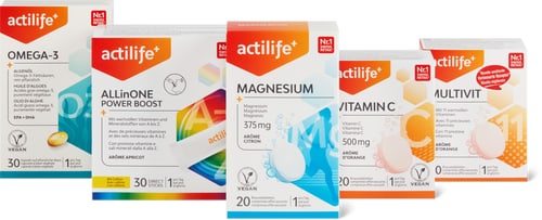 Actilife Effervescent Magnesium Tablets  Lemon