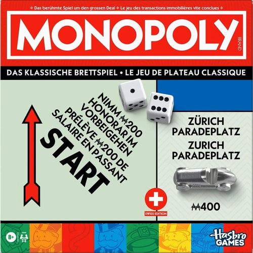 Hasbro Gaming Monopoly classico con nuova serie di pedine