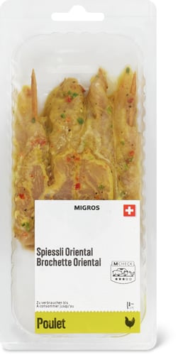 Migros pollo spiedini oriental