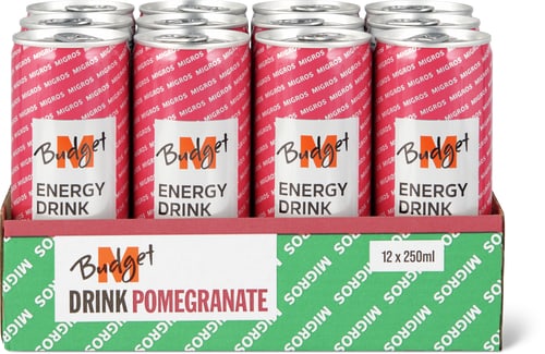 M-Budget Energy Drink Pomegranate