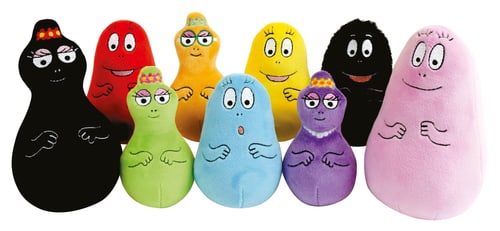 Famille Barbapapa en peluche