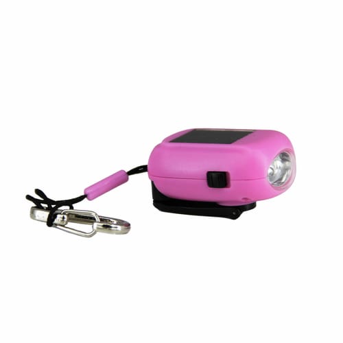 Mini Taschenlampe Recycled inkl. Karabiner (Grösse: 000, Farbe: pink)