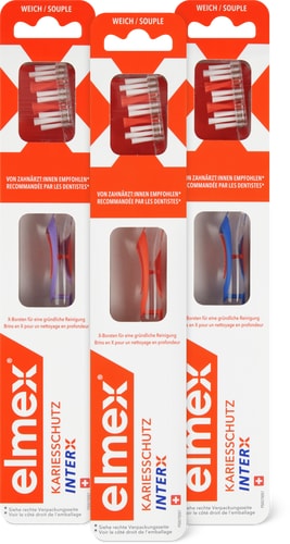 Elmex Brosse à dents InterX souple