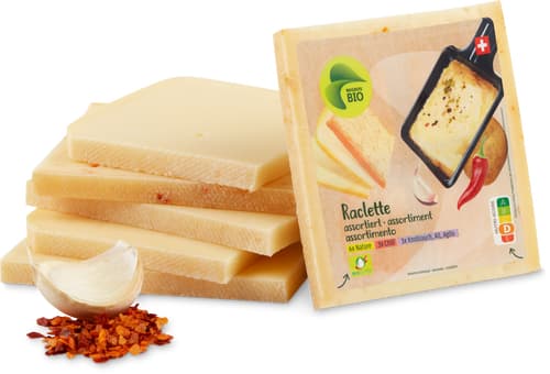 Migros Bio Raclette Scheibe assortiert
