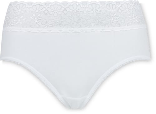 Migros Essentials Ladies’ Midi Briefs Organic Cotton Classic (Farbe: white, Grösse: L)
