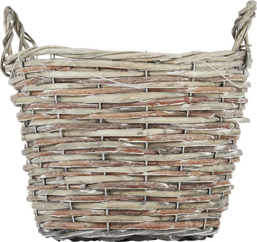 Panier fleuri avec poignée