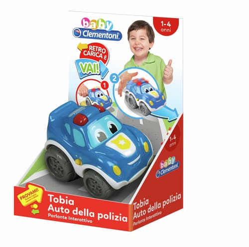 Clementoni Tobia Auto della Polizia Italian (Farbe: neutral, Sprache: Italian)