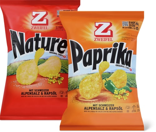 Zweifel Original Crisps Paprika