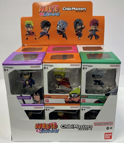 Bandai Chibi Masters Naruto Shippuden Figures Assorted 8 cm