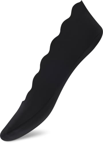 Slipper donna Invisible (Taglie: 39-42, Colore: nero)
