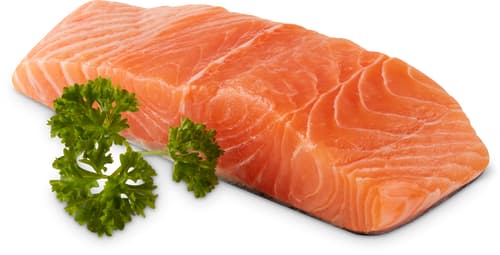 Bio filetto salmone con la pelle