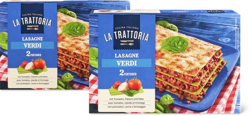 La Trattoria Lasagne Bolognese Meat, Cheese & Tomato
