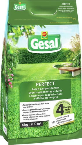 Rasen-Langzeitdünger PERFECT, 6 kg