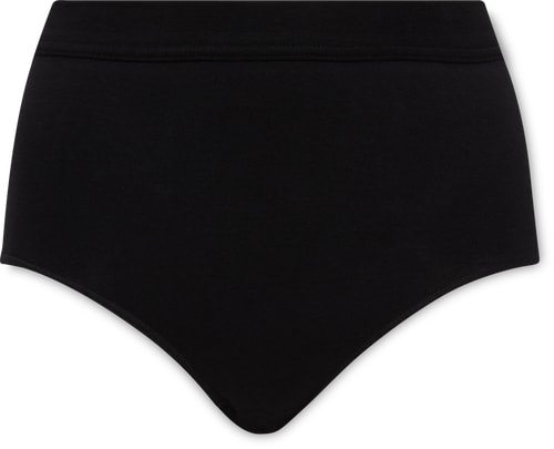 Migros Essentials Ladies’ Maxi Briefs Organic Cotton Classic (Farbe: black, Grösse: S)