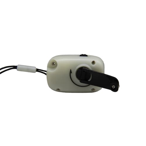 Mini Taschenlampe Recycled inkl. Karabiner (Grösse: 000, Farbe: weiss)