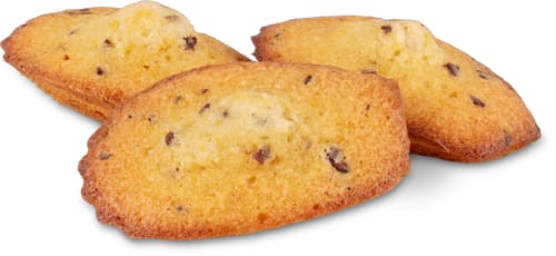 Madeleines mit Schokoladesplittern