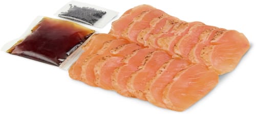 Sélection Lachs Tataki Ponzu Sesam