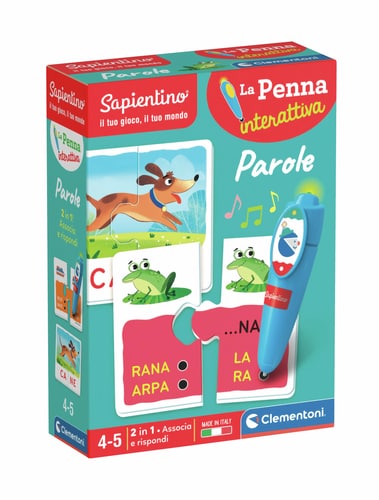 Clementoni Stylo interactif La Penna interattiva parole Italien (Couleur: neutre, Langue: Italien)