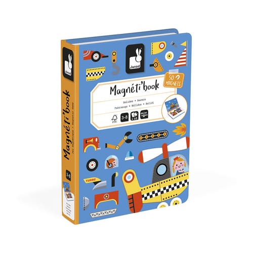 Janod Magnetbuch Ass. (Farbe: neutral, Sprache: French)