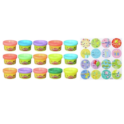 Play Doh Party Modelling Clay with Stickers