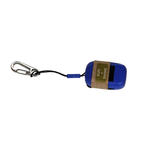 Mini Taschenlampe Recycled inkl. Karabiner (Grösse: 000, Farbe: blau)