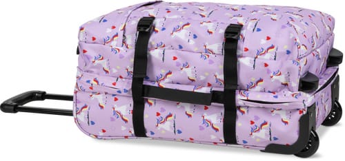 Borsa con ruote RPET (Colore: lilla, Taglie: S)