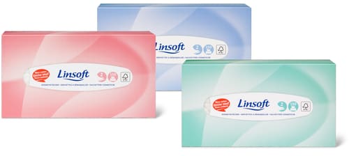 Linsoft Cosmetic Wipes Box 2-Ply