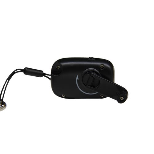 Mini Taschenlampe Recycled inkl. Karabiner (Grösse: 000, Farbe: schwarz)