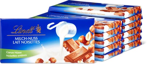 Lindt Tafelschokolade Milch-Nuss